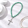 Cross Alloy Pendants Decoration HJEW-JM02999-1