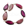 Natural Agate Beads Strands G-K348-09-02-2