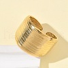 304 Stainless Steel Cuff Rings RJEW-P150-07G-3