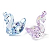 Electroplate Transparent UV Plating Acrylic Pendants OACR-I014-28-3