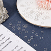 CREATCABIN 100Pcs 925 Sterling Silver Open Jump Rings STER-CN0001-41-4