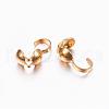 304 Stainless Steel Bead Tips STAS-L187-07G-2