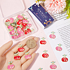 SUNNYCLUE 40Pcs 2 Colors Light Gold Plated Alloy Enamel Pendants FIND-SC0013-20-3