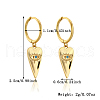 S925 Sterling Silver Heart with Eye Hoop Earrings DL4176-3