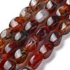 Natural Dragon Veins Agate Beads Strands G-G172-01P-2