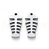 Tarnish Resistant 304 Stainless Steel Pendants STAS-N092-80-2