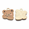 Alloy Enamel Pendants ENAM-T011-109B-NR-3