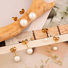 French Romantic 3 Pairs Round Stainless Steel Stud Earrings WZ4094-3