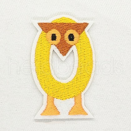 Computerized Embroidery Cloth Iron on/Sew on Patches DIY-K012-01-O-1