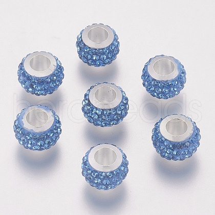 Rondelle Polymer Clay European Beads FIND-U001-01V-1