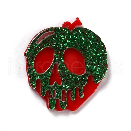 DIY Acrylic Hallowmas Pattern Earrings Pendants MACR-A009-04-1