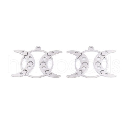 304 Stainless Steel Pendants STAS-N108-35P-1