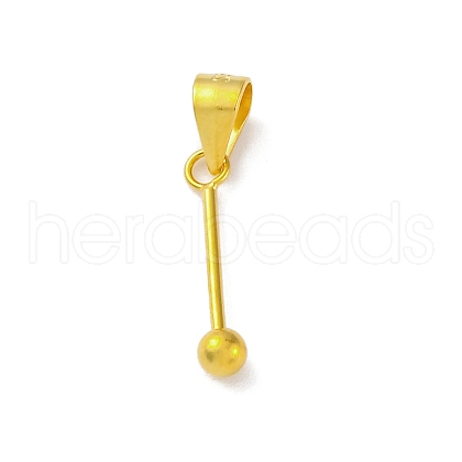 925 Sterling Silver Pendant Bails STER-D301-03G-1