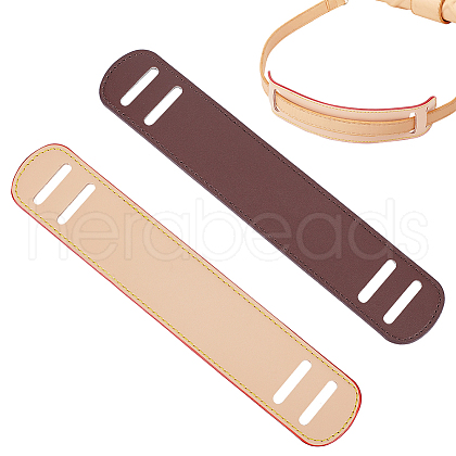 WADORN 2Pcs 2 Colors Imitation Leather Bag Strap Padding FIND-WR0010-24-1