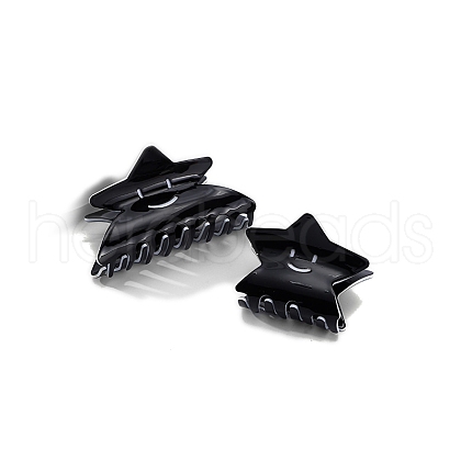 2Pcs Cellulose Acetate Claw Hair Clips PW-WG442D8-04-1