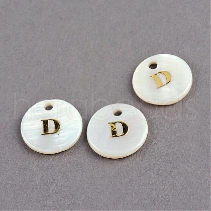 Freshwater Shell Pendants SSHEL-S249-D-1