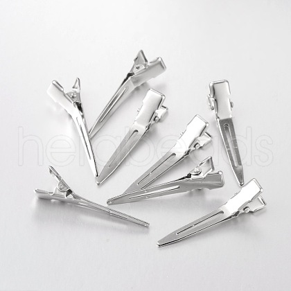 Iron Alligator Hair Clip Findings E524Y-1