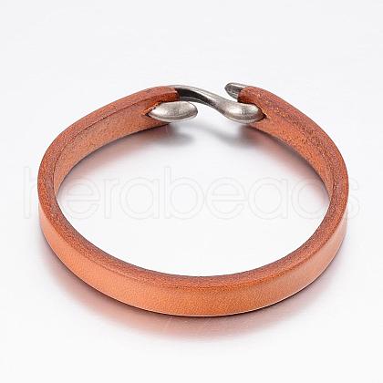 Cowhide Leather Bracelets BJEW-G575-09B-1