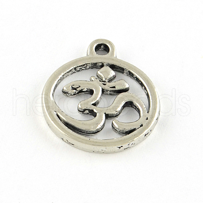 Tibetan Style Alloy Pendants TIBEP-S293-021AS-LF-1