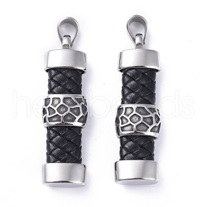 Imitation Leather Pendants STAS-G198-03-1
