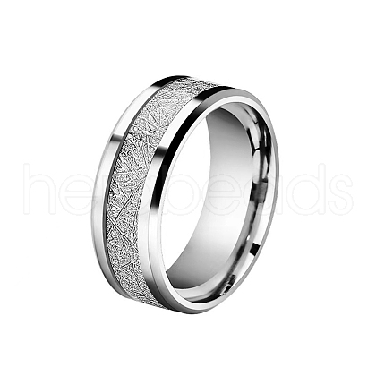 Stainless Steel Finger Ring for Men PW-WGD358B-01-1