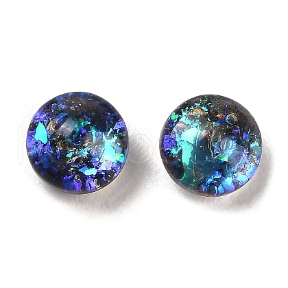 Resin Imitation Opal Cabochons RESI-H148-01-1