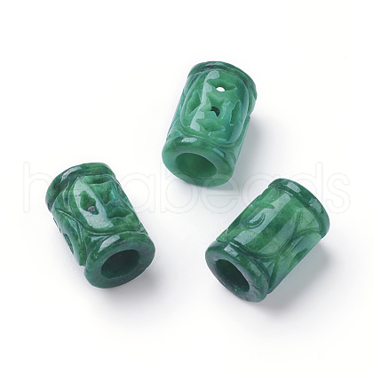 Natural Myanmar Jade/Burmese Jade Beads G-E534-09C-1
