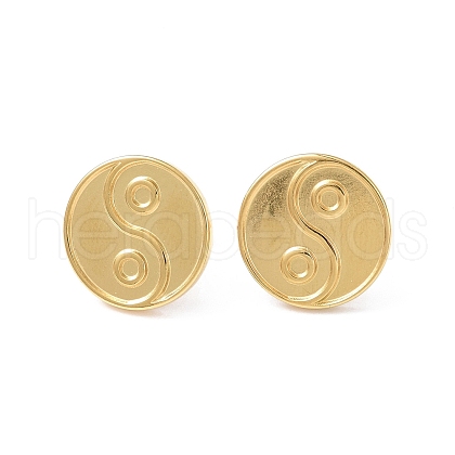 Ion Plating(IP) 304 Stainless Steel Stud Earring for Women EJEW-I285-27G-1