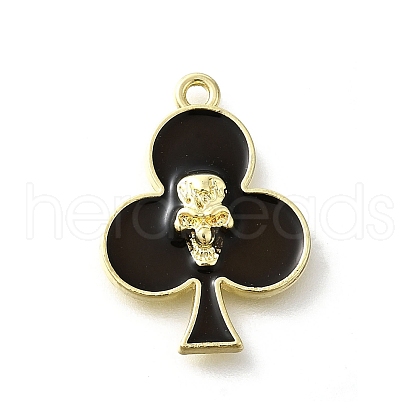 Alloy Black Enamel Gothic Style Pendants PALLOY-R157-06G-09B-1