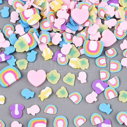Handmade Polymer Clay Cabochons CLAY-N013-05-1