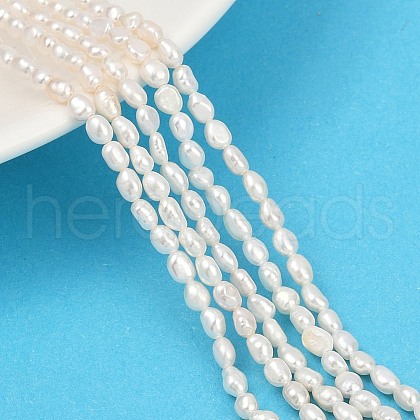 Natural Cultured Freshwater Pearl Beads Strands PEAR-P064-20D-01A-1