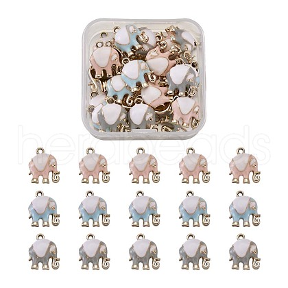 Alloy Enamel Pendants ENAM-TA0001-12-1