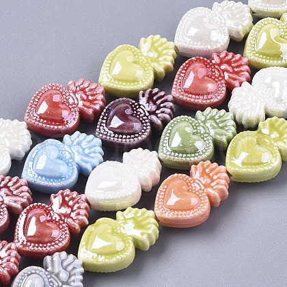 Handmade Porcelain Beads X-PORC-T005-005-1