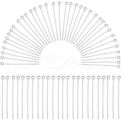 SOFPLATE 600Pcs Brass Eye Pin KK-SP0001-69C-S-1