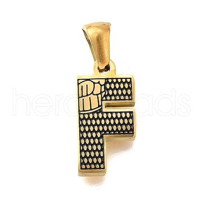 Golden 304 Stainless Steel Pendants STAS-K300-01G-F-1