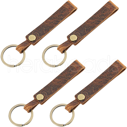 Leather Keychain KEYC-WH20002-05B-01-1
