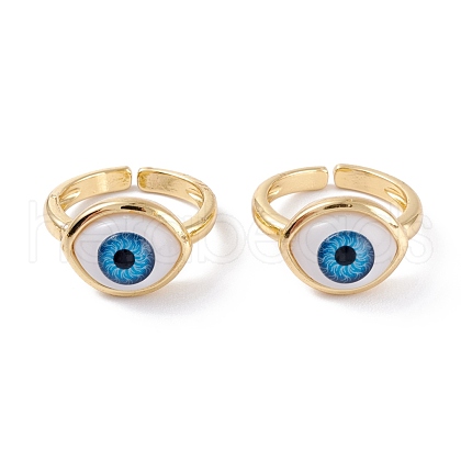 Brass Cuff Rings RJEW-M138-23G-C-1