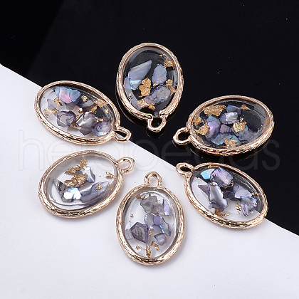 Resin Pendants X-RESI-S366-27D-1