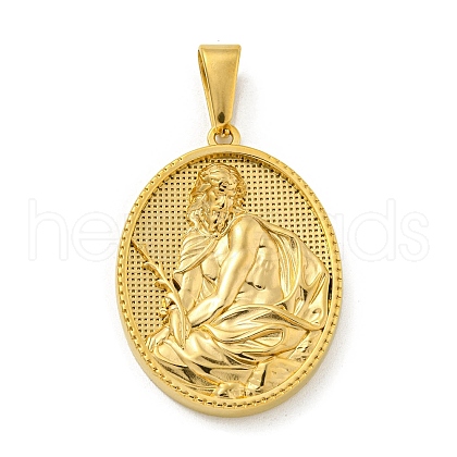 Ion Plating(IP) 304 Stainless Steel Pendants STAS-R231-18G-31-1