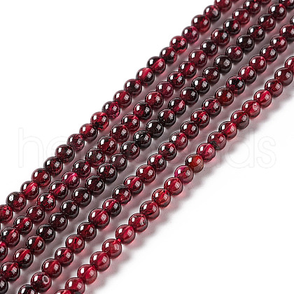 Natural Garnet Beads Strands X-G-F717-14-1
