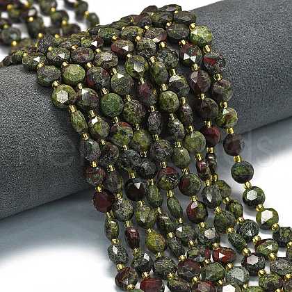 Natural Dragon Blood Beads Strands G-C116-A01-02-1