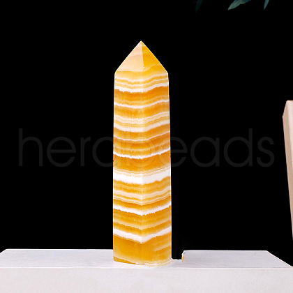 Natural Calcite Pointed Prism Bar Home Display Decoration G-PW0007-113-1