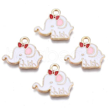 Alloy Enamel Pendants ENAM-N048-007C-1