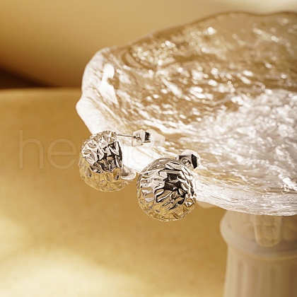 Non-Tarnish Stainless Steel Stud Earrings for Women DL7742-2-1