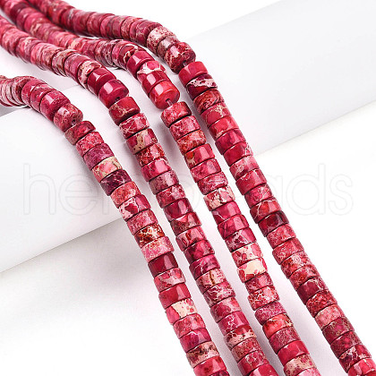 Natural Imperial Jasper Beads Strands G-N344-41B-1