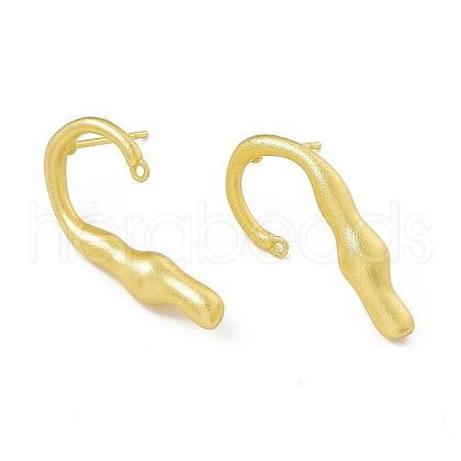 Brass Stud Earrings KK-K271-08MG-1