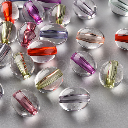 Transparent Acrylic Beads TACR-S154-05A-1
