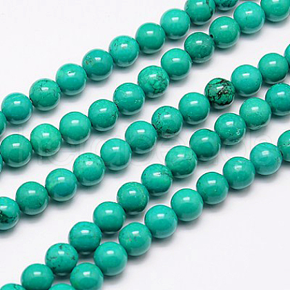 Natural Howlite Beads Strand X-TURQ-G096-8mm-1