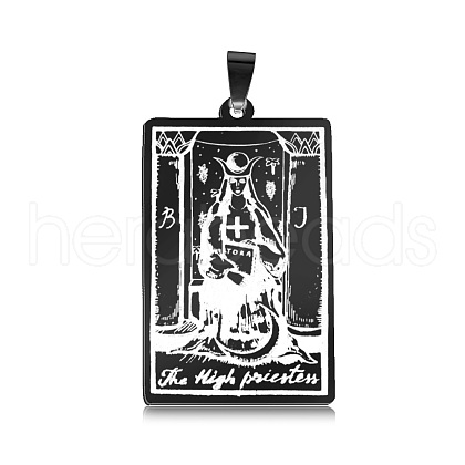201 Stainless Steel Pendants STAS-S105-LA461-11-1