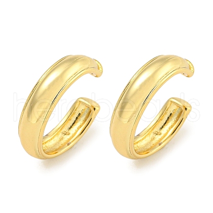 Brass Cuff Earrings EJEW-C104-139G-1